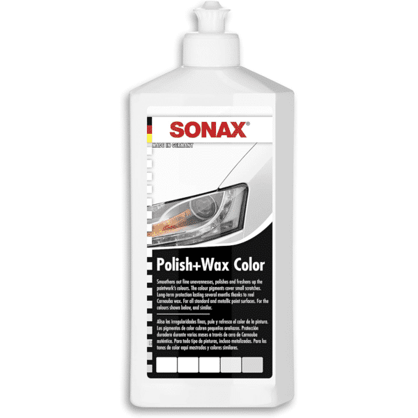 Sonax Polish & Wax for Light-Colored Paint | سونكس ملمع وشمع البودي ذو الألوان الفاتحة