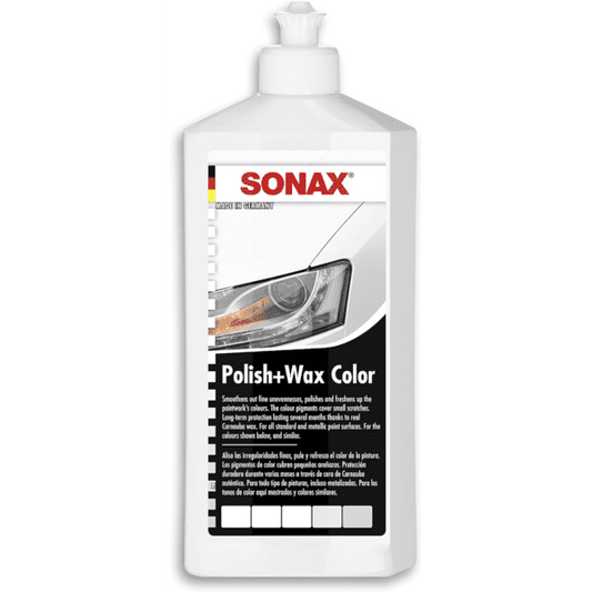 Sonax Polish & Wax for Light-Colored Paint | سونكس ملمع وشمع البودي ذو الألوان الفاتحة