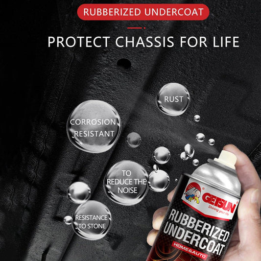 GetSun Rubberized Undercoat 650 ml – Anti-Rust & Noise-Reducing Car Chassis Protection