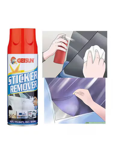 GetSun Sticker & Adhesive Remover Spray 450ml – Fast Sticker & Glue Removal