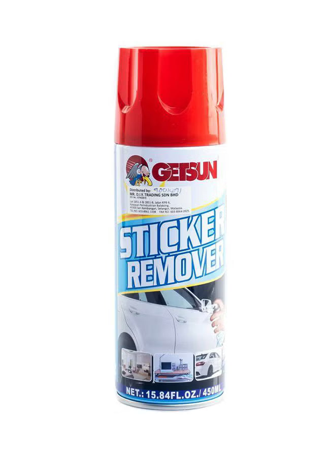 GetSun Sticker & Adhesive Remover Spray 450ml – Fast Sticker & Glue Removal